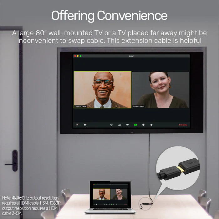 Unitek 4K 60Hz High Speed HDMI Extension Cable 3M - Y-C166K Unitek 4K 60Hz High Speed HDMI Extension Cable 3M - Y-C166K